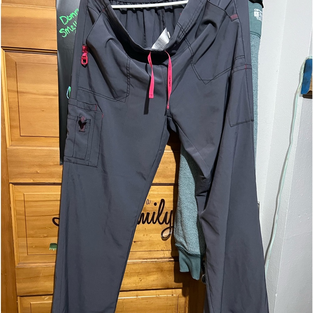 Gray scrub pants